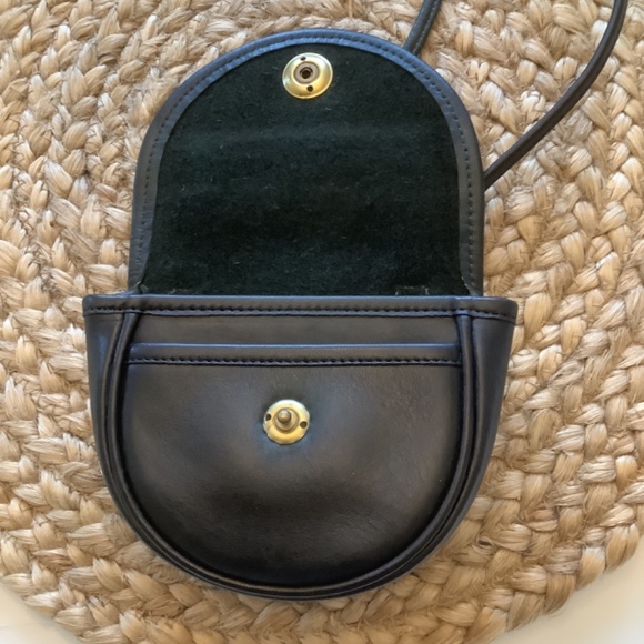 Vintage Coach #9826 Black Mini Convertible Belt Bag Shoulder Crossbody Bag - Picture 5 of 15